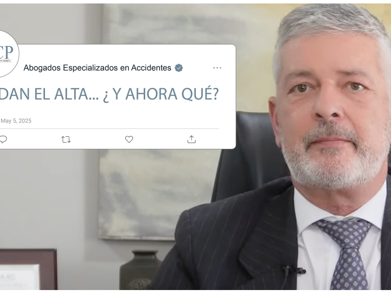 Esto es lo que debes hacer después del Alta Médica tras un Accidente